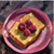 Mar 22: Pound cake and raspberries