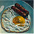 Mar 30: Fried egg and pork sausage
